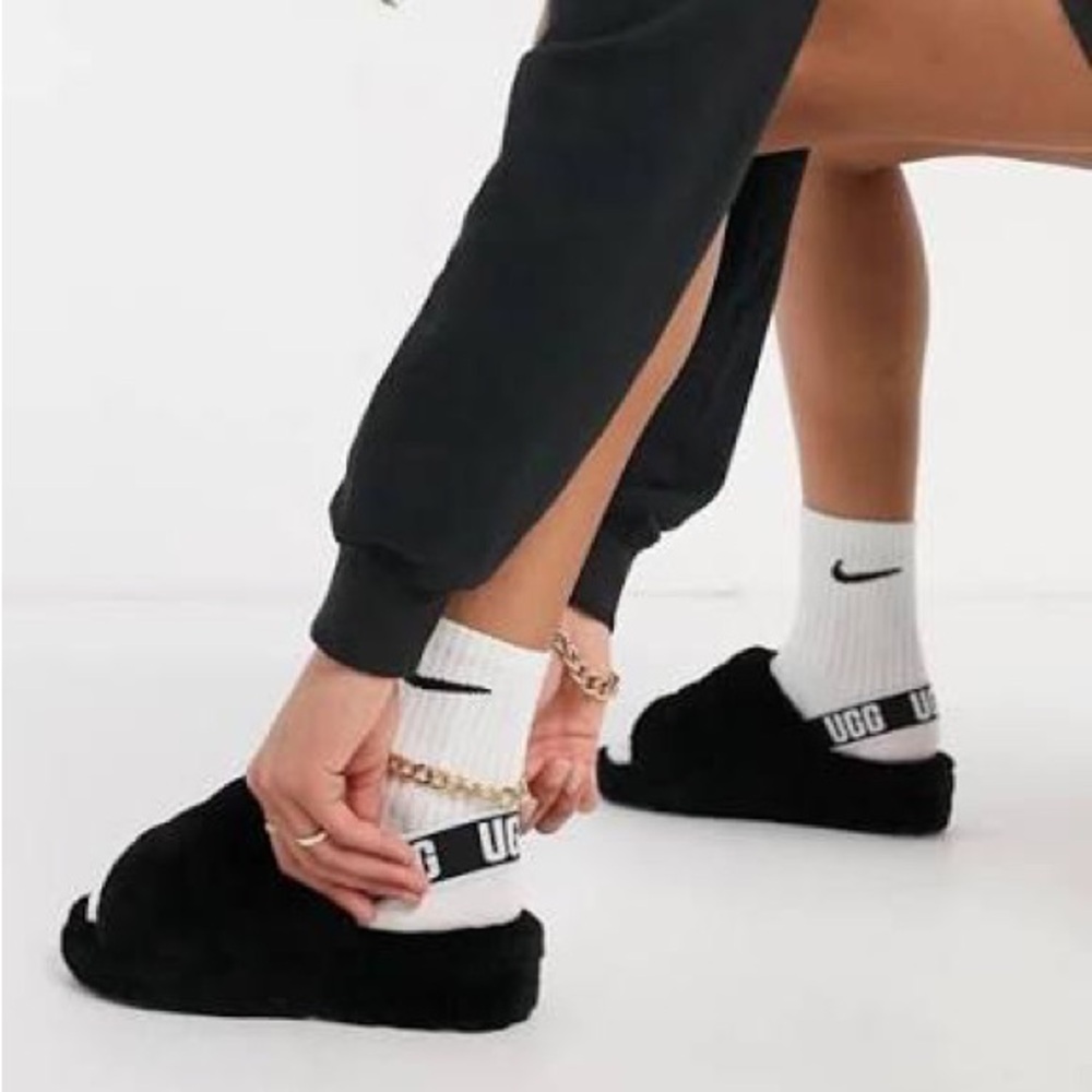 UGG Women's Cozy Black Slippers